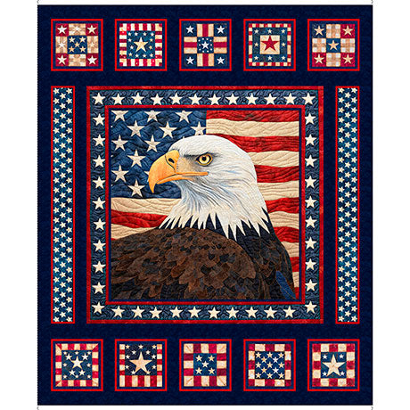 American Tapestry - Eagle Panel - Quilting Treasures