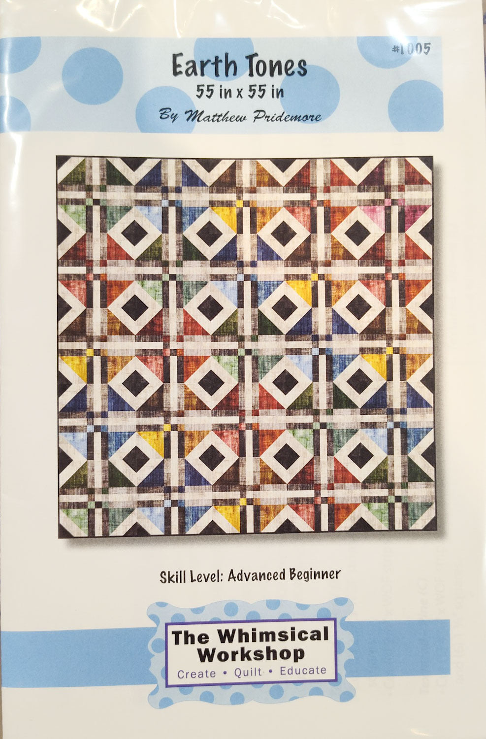 Earth Tone Quilt Pattern Featuring Into The Woods Fabric - The Whimsical Workshop