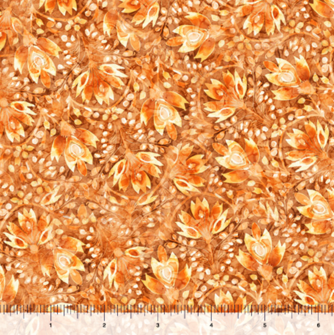 MIDNIGHT BLOOMS ORANGE