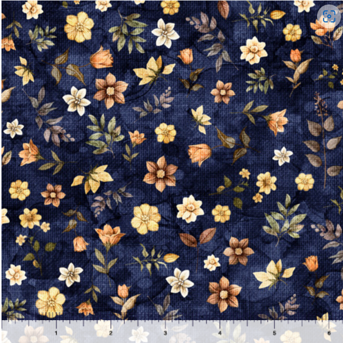 MIDNIGHT BLOOMS NAVY