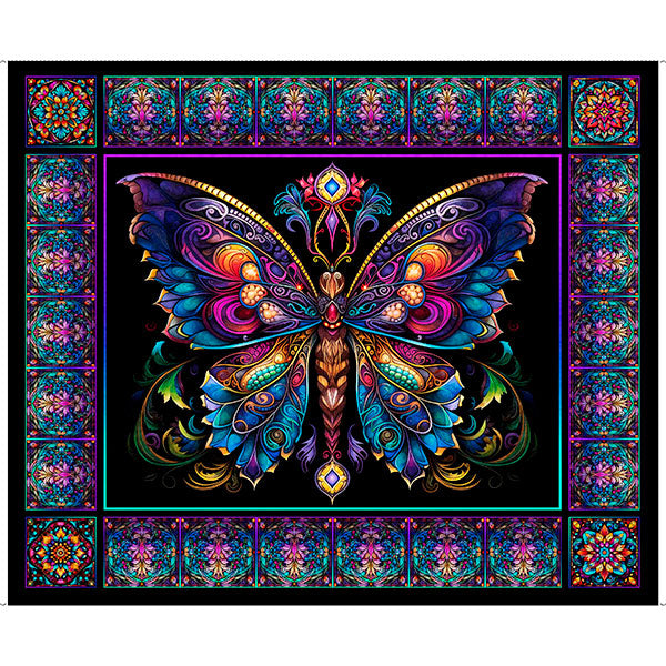 Night Flight - Butterfly - Panel - Multi