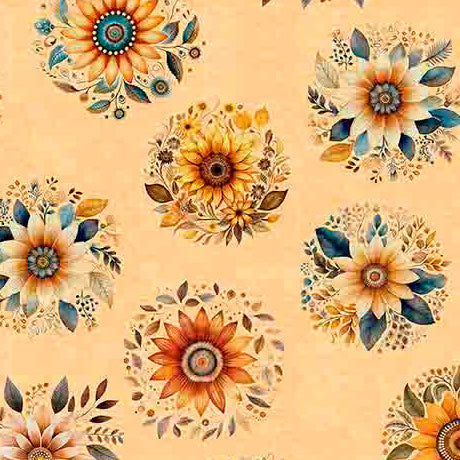 Poultry In Motion - Sunflowers - Quilting Treasures