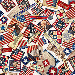 American Tapestry - Patriot Collage - Quilting Treasures