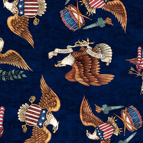 American Tapestry - Tossed Eagles - Quilting Treasures
