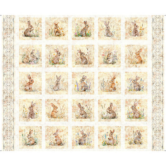 Hunny Bunny - Cream - Panel