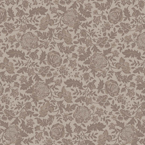 Art of Midnight - Taupe - Floral Damask