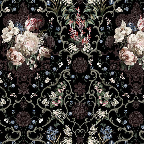 Art of Midnight - Midnight - Floral Medallion