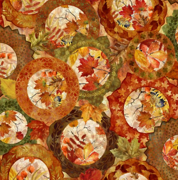 AUTUMN FOLIAGE IN CIRCLES