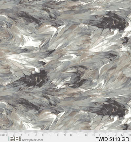 Fluidity 108" - Grey - P&B