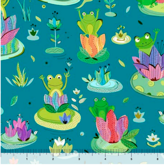 FROGGY POND LILY BLUE